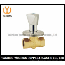 Brass Copper Gate Valve with Chrome-Plating Handle (YS6004)